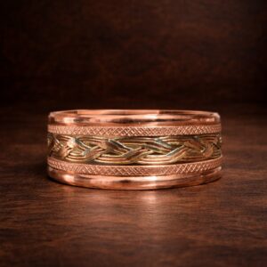 Pulsera de Cobre Trenzado Artesanal