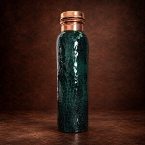 Termo de cobre Green Dark Especial con acabado verde oscuro artesanal Ethoss Studio