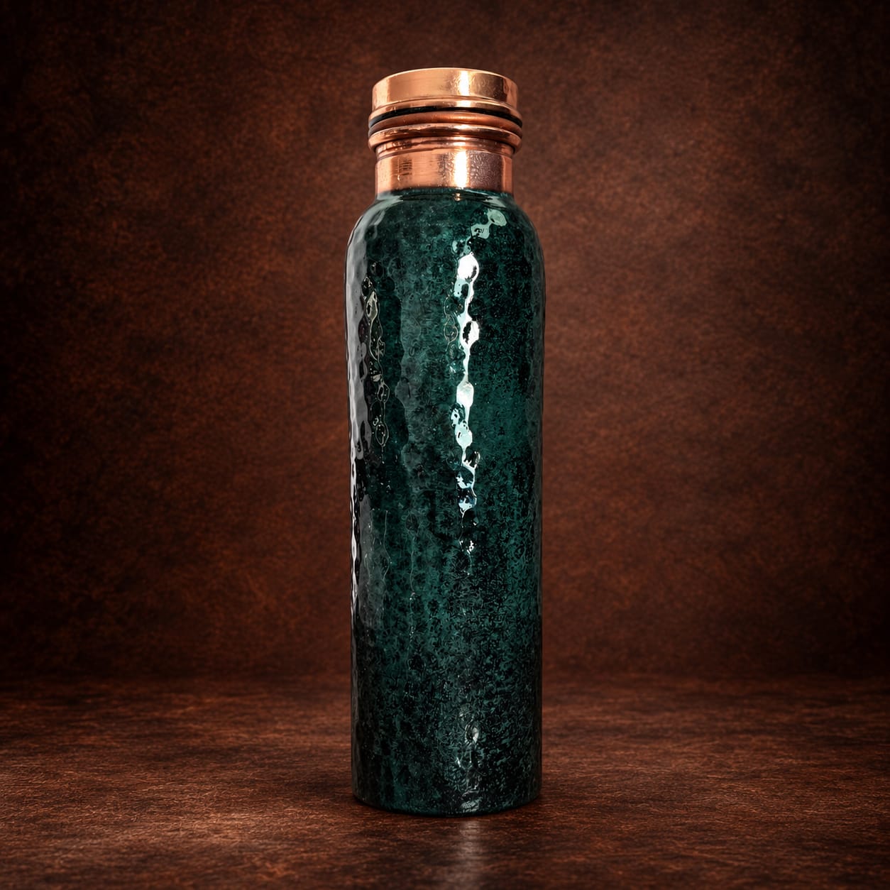 Termo de cobre Green Dark Especial con acabado verde oscuro artesanal Ethoss Studio